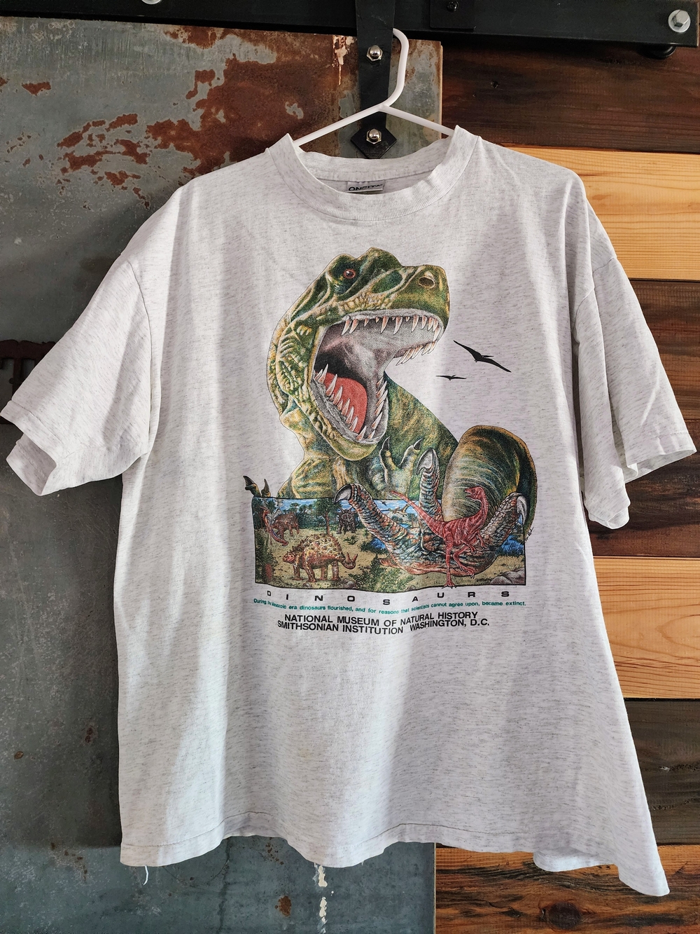 Vintage Dinosaurs Nat'l Museum Of Natural History Smithsonian Washington DC Tee
